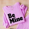 Simply Sage Market Women's Lightweight Garment Dyed Graphic Sweatshirt Be Mine Bold - 3 of 4