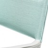 Lafuma Batyline Duo ORON Sustainable Aluminum Weather Resistant Stackable Outdoor Dining Armchair w/287 Pound Capacity, Sand/Mistral Blue (Set of 2) - 4 of 4