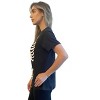 #followme Halloween T-Shirt for Women Skeleton & Pumpkin - 100% Cotton - 2 of 4