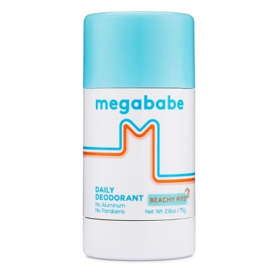 Megababe Beachy Pits Daily Deodorant - 2.6oz