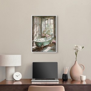 Art Remedy Spring Bliss Bathroom Farmhouse Floral Art Framed - 1 of 4