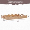 Mela Artisans Scallop Natural Decorative Tray in Natural - 2 of 3
