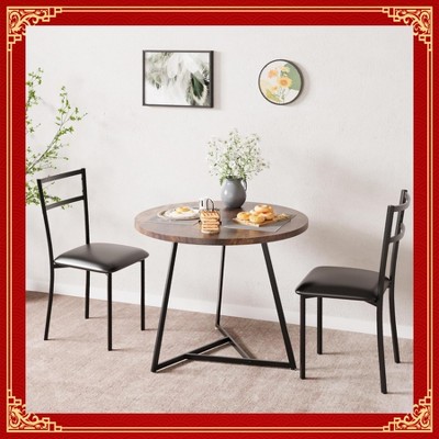 Garvee Bar Stools Set of 2 - 37 Inch Cozy Upholstered Bar Chairs with Metal Legs and Backrest, Kitchen Height Stools