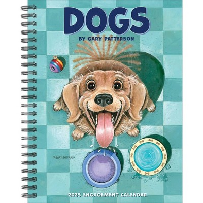 Willow Creek Press Dogs by Gary Patterson 2025 Engagement Calendar: Weekly Planner, Spiral Binding, 6.5x8.525", All Ages