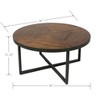 Brown Round Coffee Table - 4 of 4