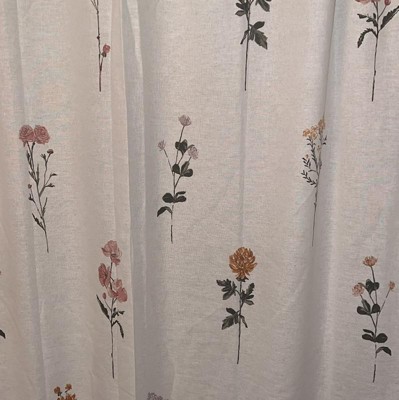 Botanical Floral Shower Curtain - Threshold™ : Target