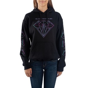 Juniors' Birds of Prey Black Mask Club Hoodie Sweatshirt - 1 of 1