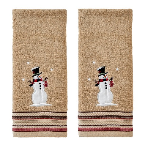 Free Fabric Christmas Craft Project - Washcloth Snowman