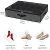 Sturdy Under Bed Shoe Storage Organizer, Underbed Shoes Closet Storage Solution with Clear Window, Breathable - 2 of 4