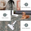 coucheta Vintage Washable Area Rug for Living Room, Retro Floral Non Slip Low Pile Stain Resistant Accent Carpets, for Bedroom, Dining Room, Office - 3 of 4