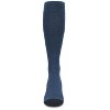 Memoi WellFit 15-20mmHg Off Black Cotton Compression Socks - 4 of 4