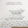 Christmas Holiday Soft Comfy 4 Piece Bed Sheet Set, Winter Prints - Becky Cameron - 3 of 4