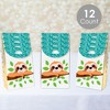 Big Dot of Happiness Let’s Hang - Sloth - Baby Shower or Birthday Gift Favor Bags - Party Goodie Boxes - Set of 12 - 2 of 4