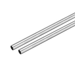 Unique Bargains 304 Stainless Steel Corrosion Resistant Round Industry Tube 2 Pcs - 1 of 4