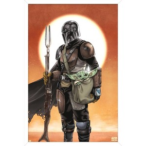 Trends International Star Wars: The Mandalorian - Manga Duo Framed Wall Poster Prints - 1 of 4