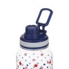 4th of July Americana Red & Blue Stars 1-Liter Water Bottle - 3 of 3