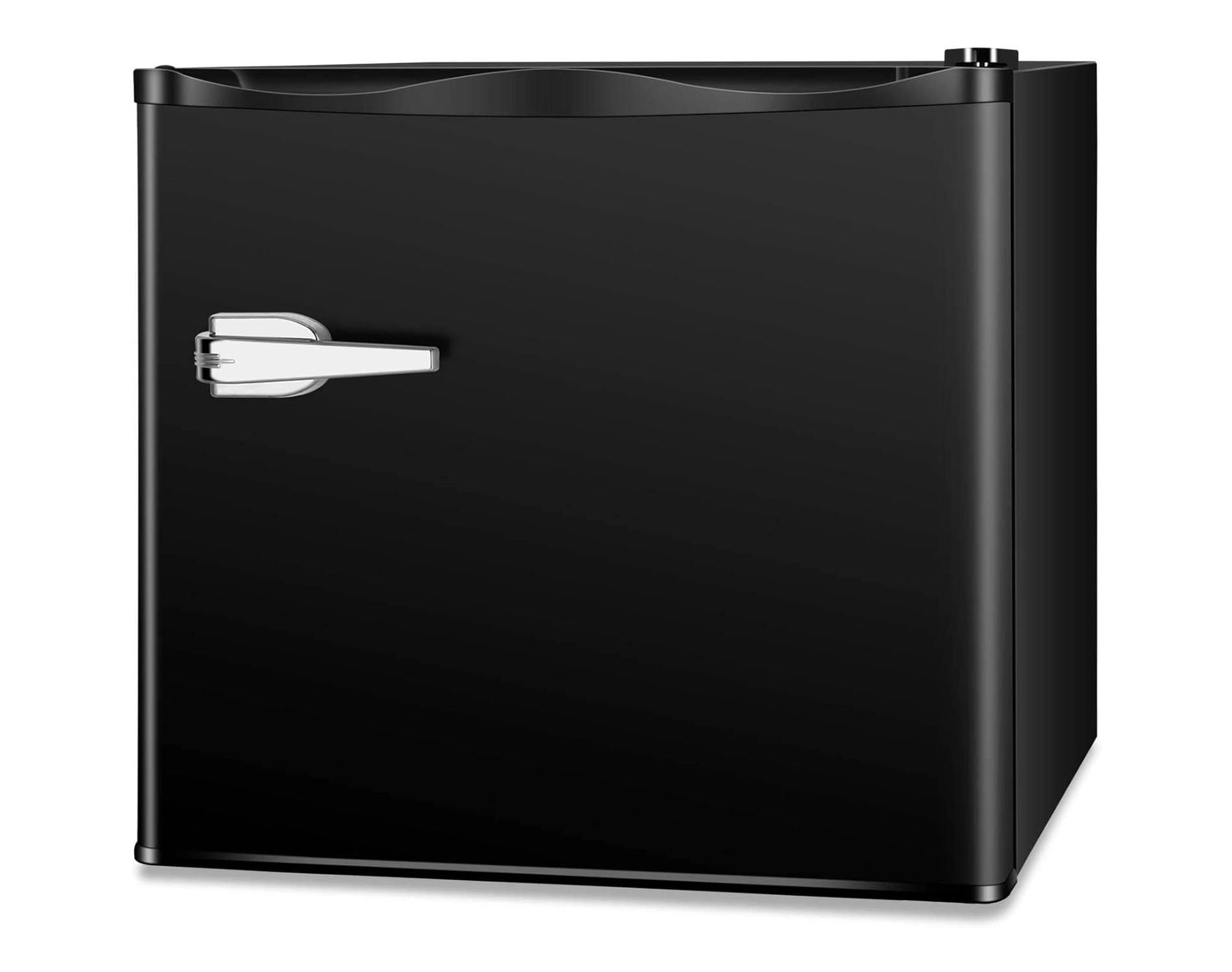 ZAFRO 1.2 Cu.ft Small Upright Freezer with Handle, Removable Shelves, 7 Adjustable Thermostat, Low Noise for Bedroom/Apartment/Office