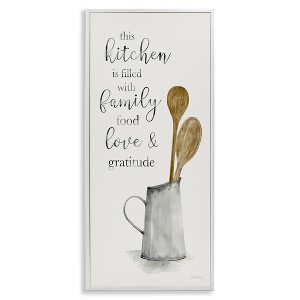 Stupell Industries This Kitchen Family Phrase Framed Giclee Art - 1 of 4