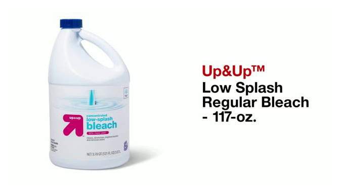 Low Splash Regular Bleach - 121oz - up &#38; up&#8482;, 2 of 5, play video
