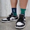 MLB Seattle Mariners Youth Quarter Socks - 2pk: Cushioned Heel & Toe, Team Logo Design - 4 of 4