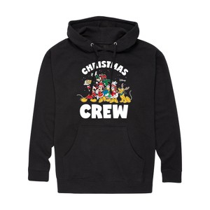 Men's - Disney - Mickey And Friends Christmas Crew Graphic Fleece Pullover Hoodie - 1 of 4