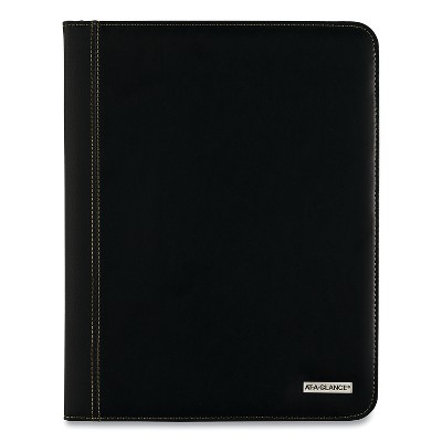 2023-2024 AT-A-GLANCE 11"" x 9"" Executive Monthly Padfolio Black Cover (AAG7029005) 