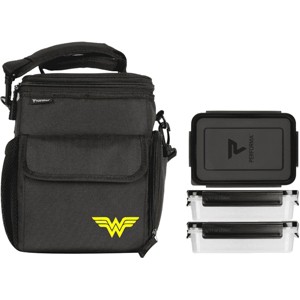 Performa 3 Meal Prep Management Cooler Bag with Containers and Ice Pack - 1 of 2