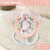 Napei Electric Baby Swing for Infants and Toddlers,with Bluetooth Music , 2 Seat Position,
5 Swing Angles with Gentle Speed - 2 of 4