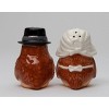 Kevins Gift Shoppe Ceramic Pilgrim Owl Salt And Pepper Shakers - image 2 of 3