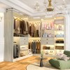 Aheaplus 110'' Set of 3 Freestanding Corner Closet System Organizer for Walk-in Closet - 4 of 4
