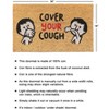 RugSmith Multi Machine Tufted Cover Your Cough Doormat - 3 of 4