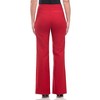 Rekkuna Women's Pull-On Wide Leg Dress Pants – Mid-Rise Stretch Slacks with Front Pockets and Flattering Fit - 3 of 4