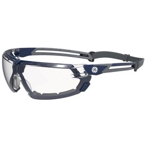 General Electric - 11S Series - Anti-Fog - Impact-Resistant - Safety Glasses - Clear Lens - Blue - 1 of 1