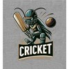 Cricket Sport Batsman Adult Long Sleeve Hoodie - 2 of 3