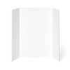 18"x24" Gridlines Tri-Fold Foam Poster Board - up&up™: Trifold Presentation Display, White, EPS Material - 2 of 3