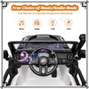 Jojoka 24V Ride on Truck Car for Kids, Battery Powered 4*55W Motor Electric Toys with Remote Control, 2 Seatl, Spring Suspension, Bluetooth, 3 Speeds - 3 of 4