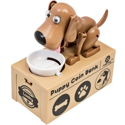 Sorbus Dog Piggy Bank Robotic Coin Toy Money Box