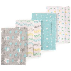 Little Treasure Luvable Friends Flannel Burp Cloths 4pk - 1 of 1