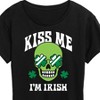 Women's - Instant Message - St. Patrick's Day Kiss Me I'm Irish Short Sleeve Graphic T-Shirt - 2 of 4