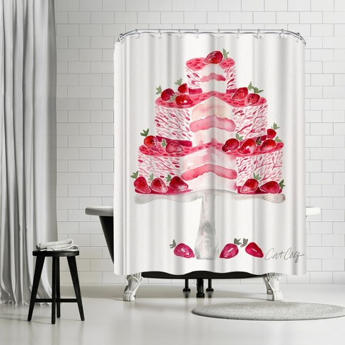 Short deals shower curtain