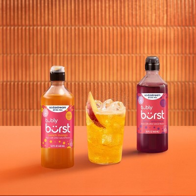 SodaStream 4pk 14.9 fl oz Burst Peach Mango Drink Mix