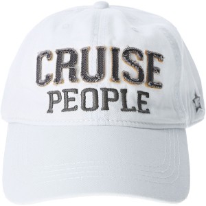 Pavilion Gift Company - Cruise People - White Adjustable Hat - Hats - 1 of 4