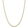 Black Bow Jewelry 2mm 10k Yellow Gold Solid Franco Chain Necklace - 3 of 4