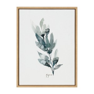 18" x 24" Sylvie Wild Mariposa Framed Canvas by Sara Berrenson - Kate & Laurel All Things Decor - 1 of 4