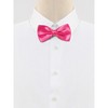 Allegra K Men's Pre-tied Solid Adjustable Classic Tuxedo Wedding Bow Ties - 2 of 4