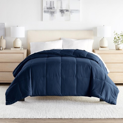 So Fluffy Down Alternative Comforter - Full - Queen - Navy