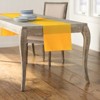 Slickblue 14"x108" Linen-Look Table Runner – Polyester Poplin, Wrinkle-Resistant, Serged Edge Finish, 41 Color Options - 2 of 3