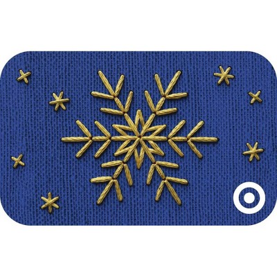 Embroidered Snowflake Target GiftCard