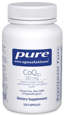 Pure Encapsulations CoQ10 120 mg - Energy, Antioxidants, Brain and Cellular Health, Cognition, and Cardiovascular Support