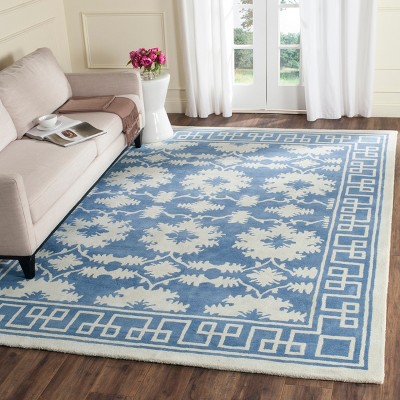 Ivory Elegance 8'x10' Hand-Tufted Wool Area Rug